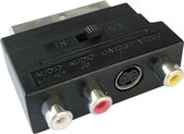 Q-Link scart adapter/schakelaar scart/3XRCA/SVHS