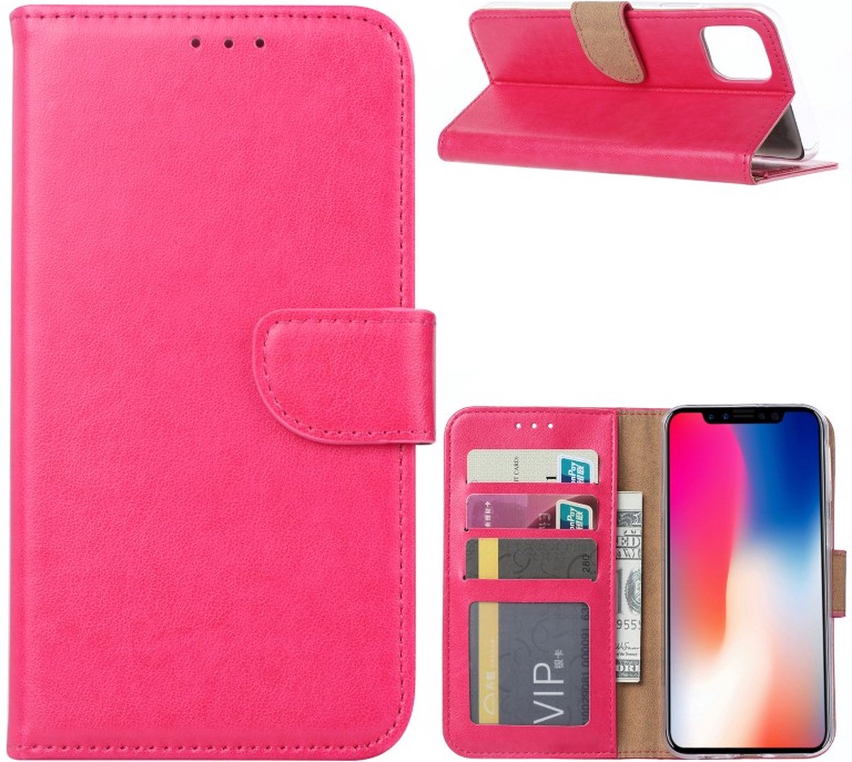 Cityhoesje – iPhone 11 Pro – Bookcase incl. Pasjeshouder