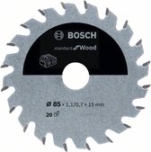 Bosch Accessories Bosch 2608837666 Lame de scie circulaire 85 x 15 mm Nombre de dents: 20 1 pc(s)