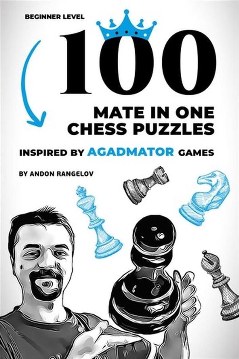 100 Mate in One Chess Puzzles, Inspired by Hikaru Nakamura Games  (Paperback)