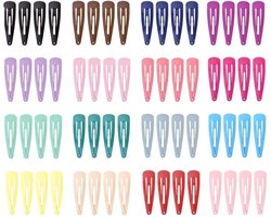 64 Stuks - Meisjes en Dames Haarspeldjes - Haarclipjes - Haarknipjes - 16 kleuren