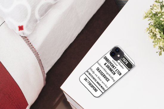 Coque iPhone 12 mini - Vaderdag - Citations - Papa - Siliconen