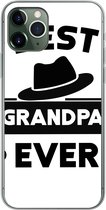 Geschikt voor iPhone 11 Pro hoesje - Opa - Quotes - Best grandpa ever - Spreuken - Siliconen Telefoonhoesje