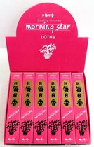 Nippon Kodo Morning Star - Lotus - Japanse wierook - 12-pack