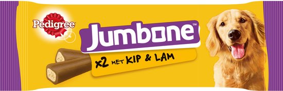 Foto: Pedigree jumbone kip lam medium