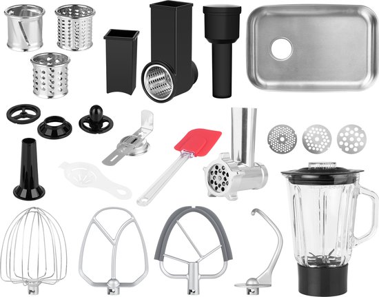 ECG FORZA 7800 Ultimo Argento - Keukenmachine - 8 liter - 1800 W - Zilver van ECG — afbeelding 5