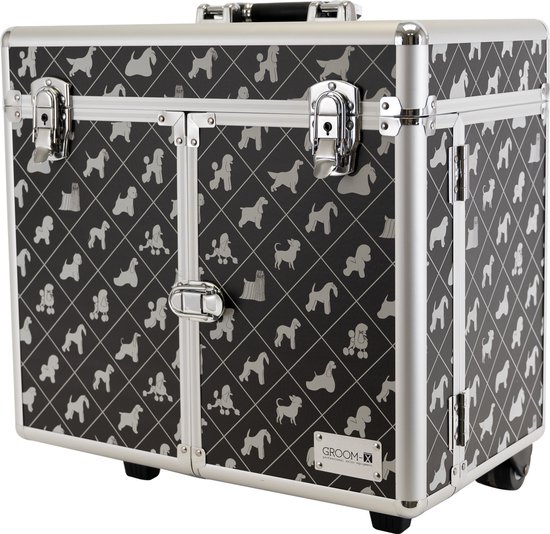 Groom X - Beautycase - K Design - Met wielen & Telescopisch Handvat - Make up organizer - Cosmetica Koffer