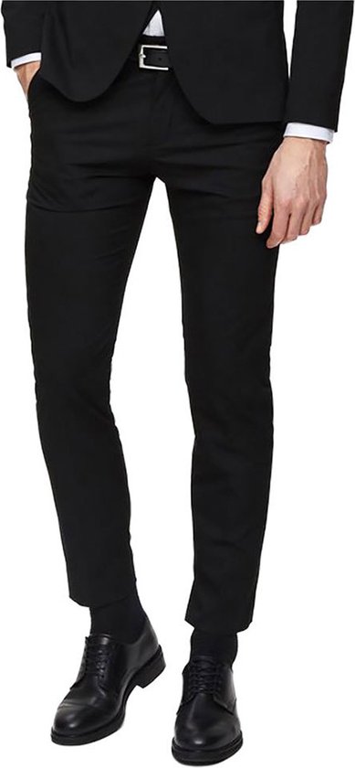 SELECTED Slim Mylologan Een Broek - Heren - Black - 40