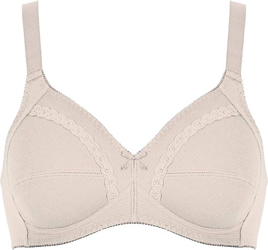 Naturana katoenen soft BH zonder beugels maat 75C beige