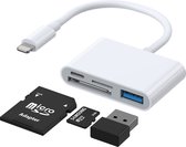 JOYROOM - Lightning naar USB OTG kaartlezer - wit