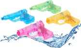 Kleine Waterpistolen - Multicolor - Kunststof - set van 4 - kleine water pistooltjes - water speelgoed