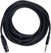 Cordial EM 5 FP elements 5 meter microfoon / instrument kabel XLR femels naar 6,3mm jack