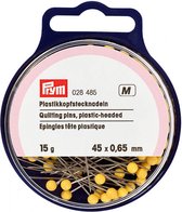 PRYM KOPSPELDEN STAAL GEHARD 0.65X45MM GEEL