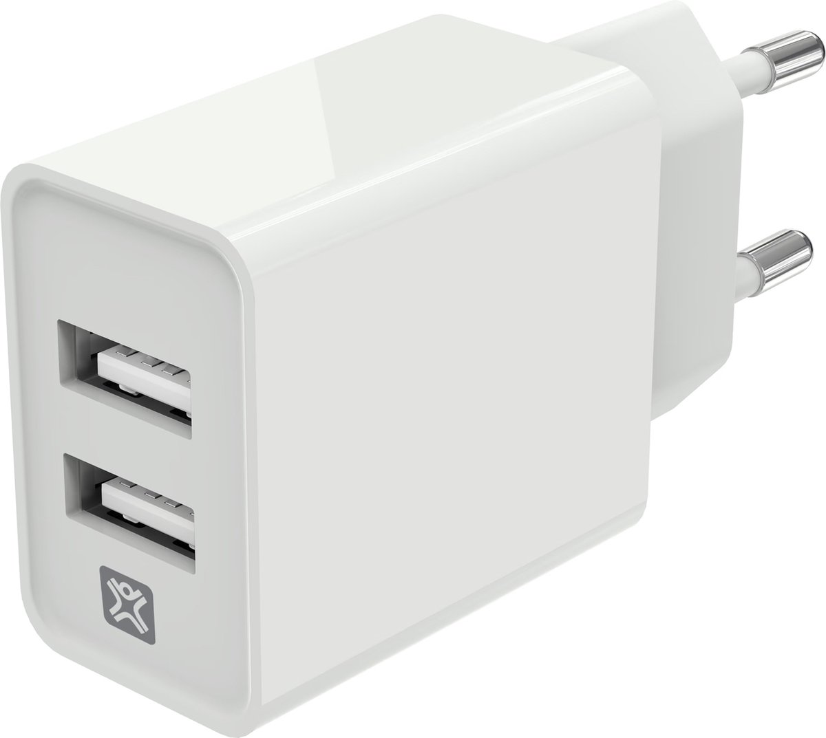 XtremeMac Oplader met 2 Usb A Poorten 12W Wit XtremeMac Oplader met 2 Usb A Poorten 12W Wit