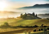 Fotobehang - Vlies Behang - Landschap in Toscane - 208 x 146 cm