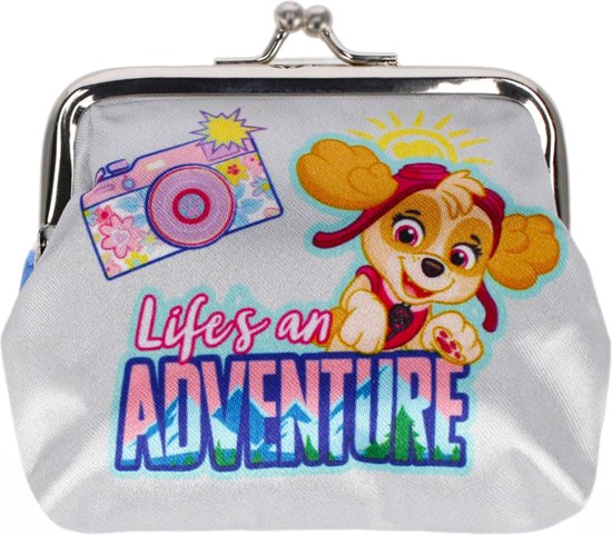 Portefeuille PAW Patrol Enfant - Avec Sac De Poitrine - Fermeture Velcro - 9x13x5cm - Cadeau Fan