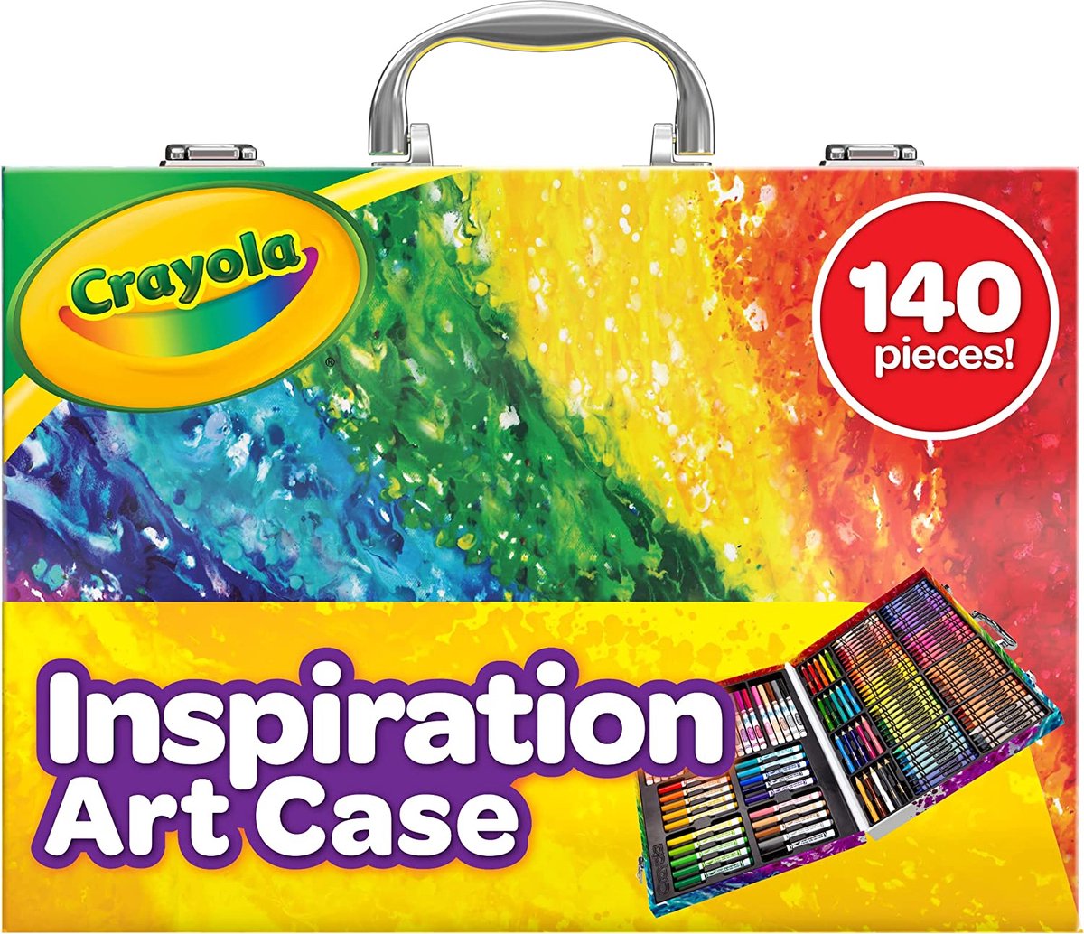 Crayola – Kleurkoffer Inspiratie (140st) – Creatieve Activiteiten Cadeau voor Kinderen