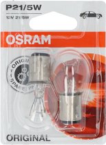 Osram Original Halogeen lampen - BAY15D - 12V/21-5W - set à 2 stuks