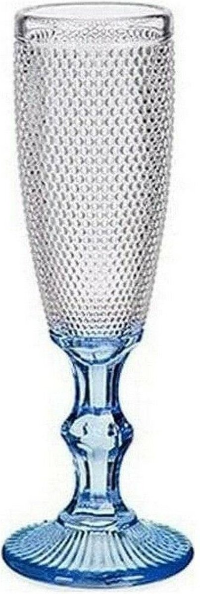 Champagneglas Kobaltblauw Kristal (180 ml)