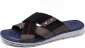 Rohde 5982 - Volwassenen Heren slippers - Kleur: Blauw - Maat: 46