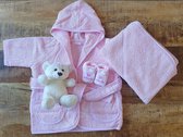 Kraamcadeau pakket meisje roze - babyshower kraamcadeau - geschenkset baby