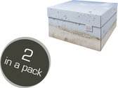 Dutch Design Brand - Dutch Design Storage Box Small - Opbergdoos - Opbergbox - Bewaardoos - Natuur - Duinen - Texel Dunes