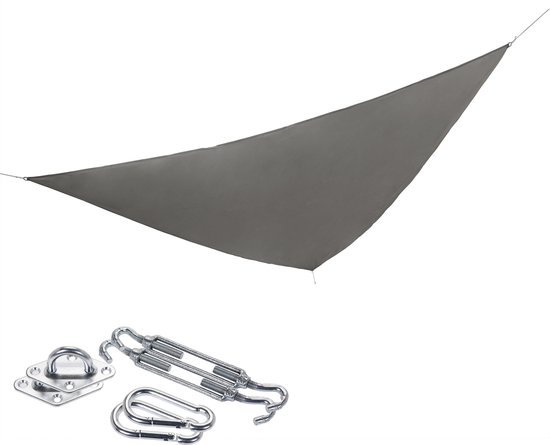 HI Shade triangle toile/pare-soleil - matériel de montage inclus - 5 m - étanche