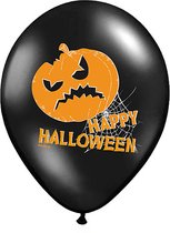 Partydeco - Ballonnen Halloween Pompoenen 50 stuks - Halloween - Halloween Decoratie - Halloween Versiering - Halloween Ballonnen