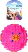Nobleza Hondenspeelgoed - Snackbal hond - Voedselbal hond - Voerbal voor honden - 7 cm - Roze
