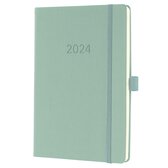 Agenda Sigel 2024 - Conceptum - A5 - 2 pages / 1 semaine - vert menthe - SI-C2472