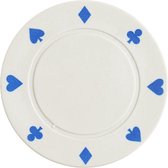 Pegasi pokerchip 4g white - 25st. - Texas Hold'em Poker Chips - Fiches voor Pokeren