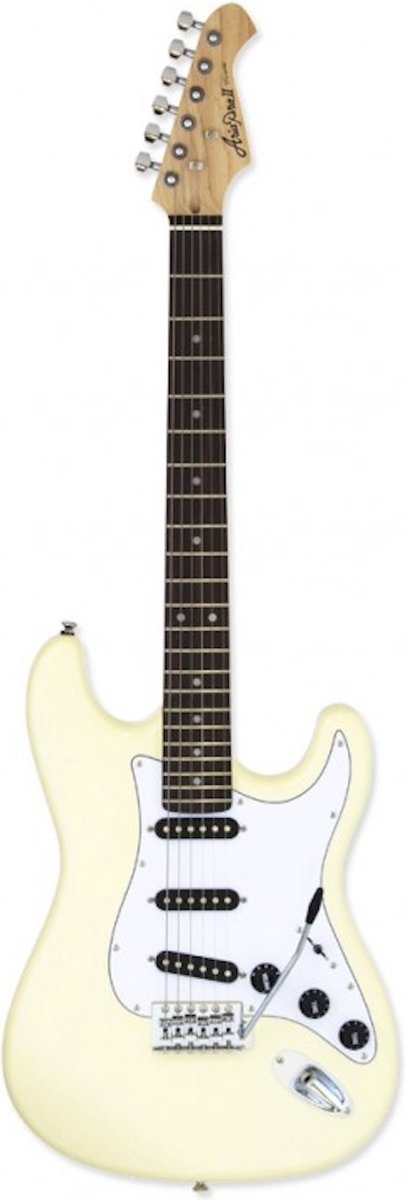 Aria STG-003SPL VW vintage white elektrische gitaar
