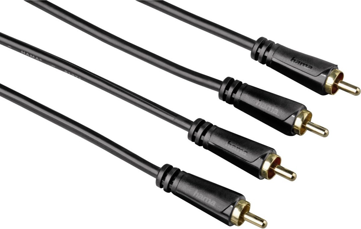 Hama Audiokabel 2Cinch - 2Cinch 5.0M, 3Ster