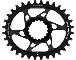 Leonardi Racing Gecko Track Cannondale Dm 2 Mm Offset Ovaal Kettingblad Zwart 34t