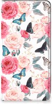 Flipcase Cadeautjes voor Moederdag Nokia G22 Smartphone Hoesje Butterfly Roses