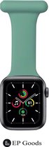EP Goods - Bracelet d'infirmière - Bracelet de montre d'entretien - Bracelet de suspension - Convient pour Apple Watch - 38/40/41 mm - Siliconen - Vert foncé