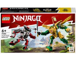 foto van LEGO NINJAGO Lloyd’s Mech Battle EVO 2in1 Set - 71781