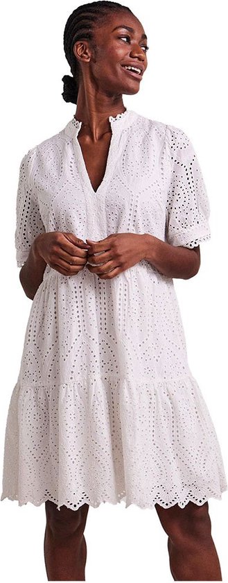 Robe Courte Manches Courtes Yas Holi Wit XL Femme bol