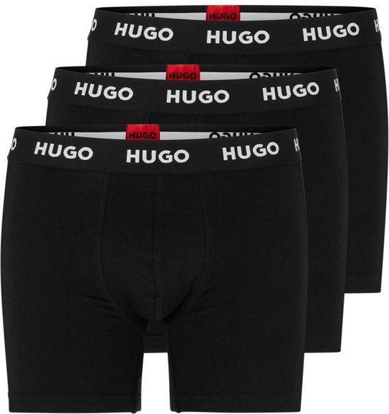 Hugo 10241846 01 Bokser 3 Eenheden Zwart XL Man