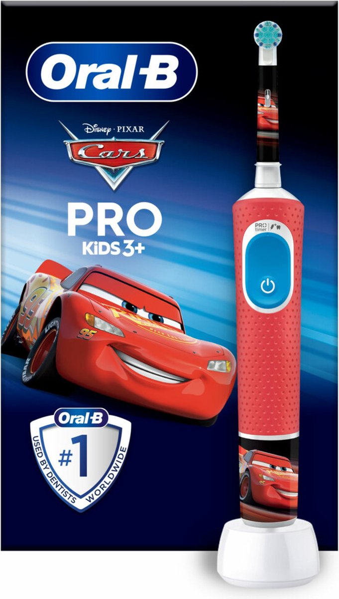 Oral-B Pro Kids - Cars - Elektrische Tandenborstel - Ontworpen Door Braun