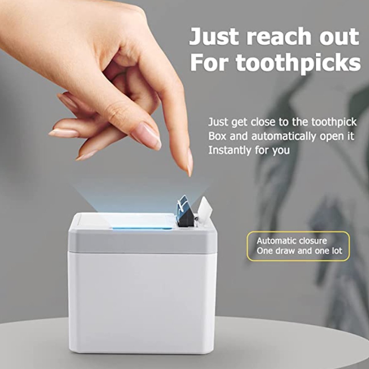 Distributeur de cure-dents Smart boîte de cure-dents à Induction  infrarouge