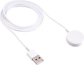 Oplader - USB oplaadkabel 1 meter - geschikt voor Apple Watch Series 1 / 2 / 3 / 4 / 5 / 6 / 7 / 8 / 9 / SE / SE 2 / Ultra / Ultra 2 - draadloos opladen - wit