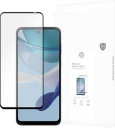 Cazy Full Cover Glass Screen Protector geschikt voor Motorola Moto G13 - Zwart