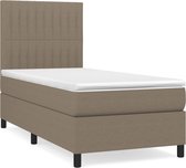 vidaXL-Boxspring-avec-matelas-tissu-taupe-80x200-cm