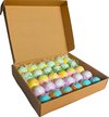 foto van Bruisballen - 30 Stuks - 5 Verschillende Geuren - Voor In Bad - Etherische Oliën - Aromatherapie - Badballen - Badparels