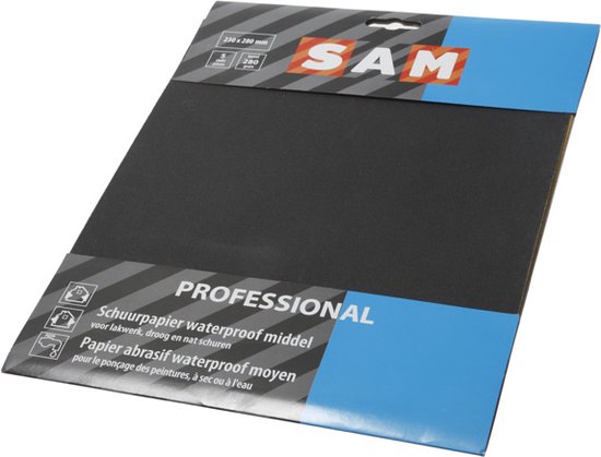 Sam - Sam Pro Schuurpapier Waterproof 5 Vel - P400