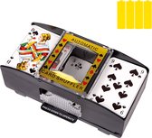 Dobeno Automatische kaartschudmachine - 12 x 22 x 12cm - incl. 4 AA batterijen
