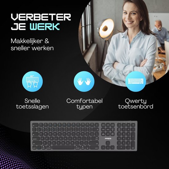 Draadloos Bluetooth-toetsenbord voor Pro 7 Plus, voor Pro 7 6 5 4 3, USB C Oplaadbaar 7-kleuren LED-achtergrondverlichtingstoetsenbord, voor Tablet