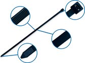 Serre-câbles noirs 380 mm de long x 12,4 mm (099.0323)
