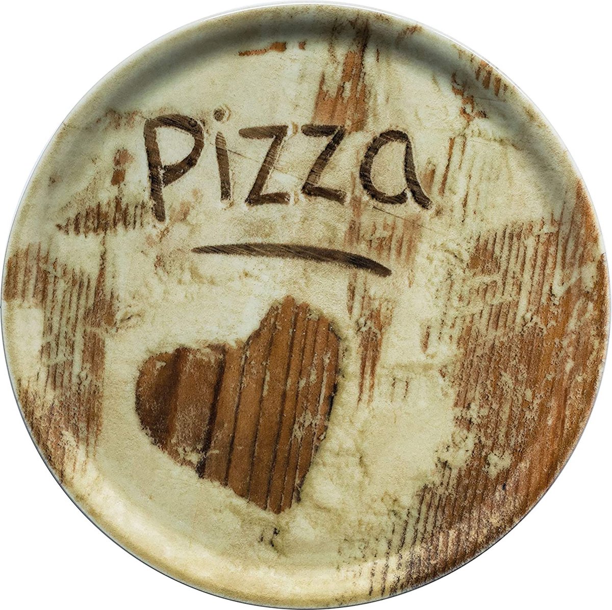 MamboCat Lot de 6 assiettes à pizza, 33,3 cm de diamètre, grandes